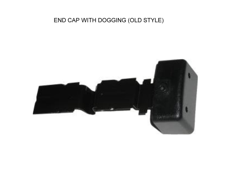 Adams Rite 41-0801-01 84/8600/8099 END CAP w/DOGGING