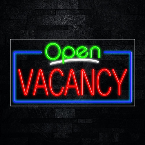 Vacancy LED Neon Sign 33″L x 18″H #35901