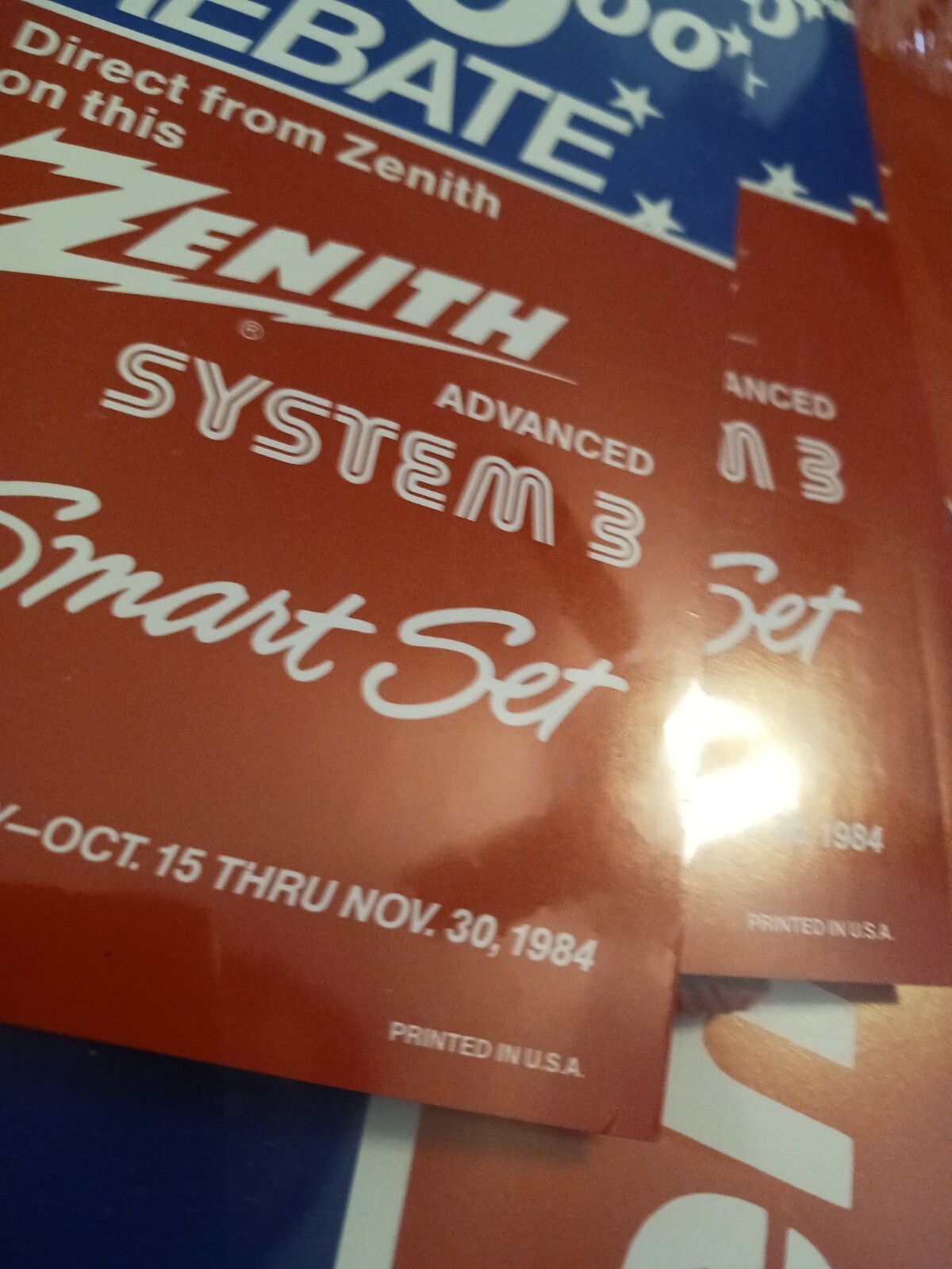 Zenith Nos Sale Advertising Banner Sealed