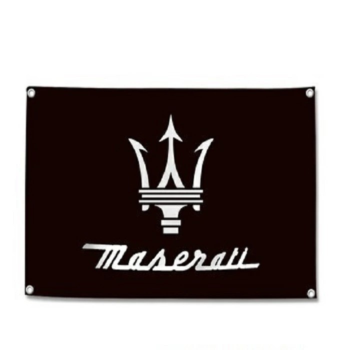 Maserati 90cm x 60cm Tapestry Flag Banner Garage Sign JDM #3738