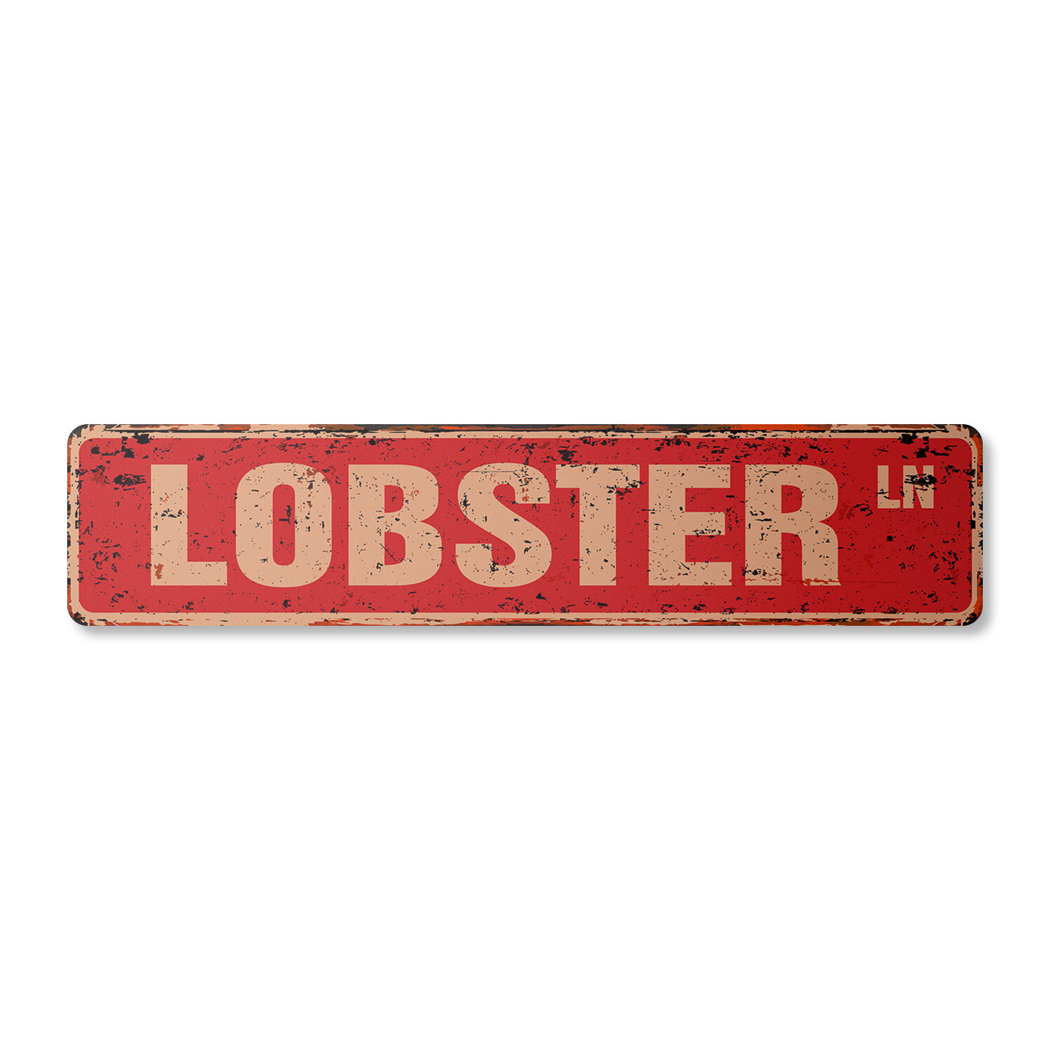 LOBSTER Vintage Street Sign seafood restaurants decor fisherman