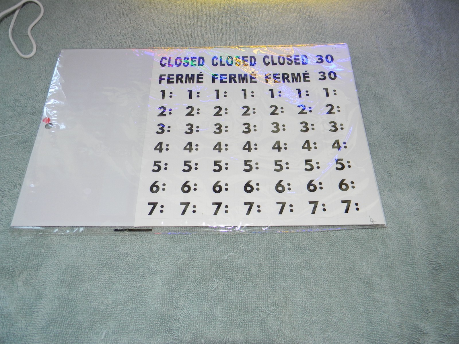 Multicolored Neon Open Sign ~ Business Hours Sign ~ Open/Closed Sign Lot