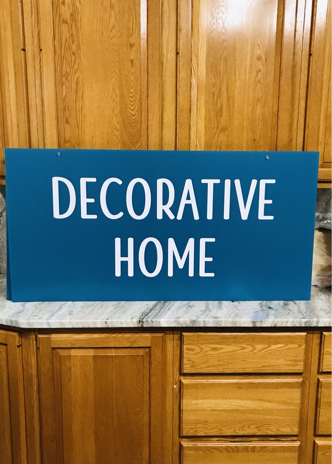 Plastic Store Sign-Decorative Home: 24x48in. Decorative/ShipN24hours