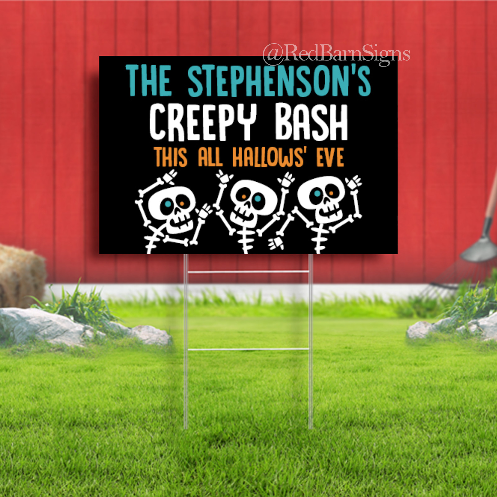 Goofy Ghouls Yard Sign Halloween Yard Sign