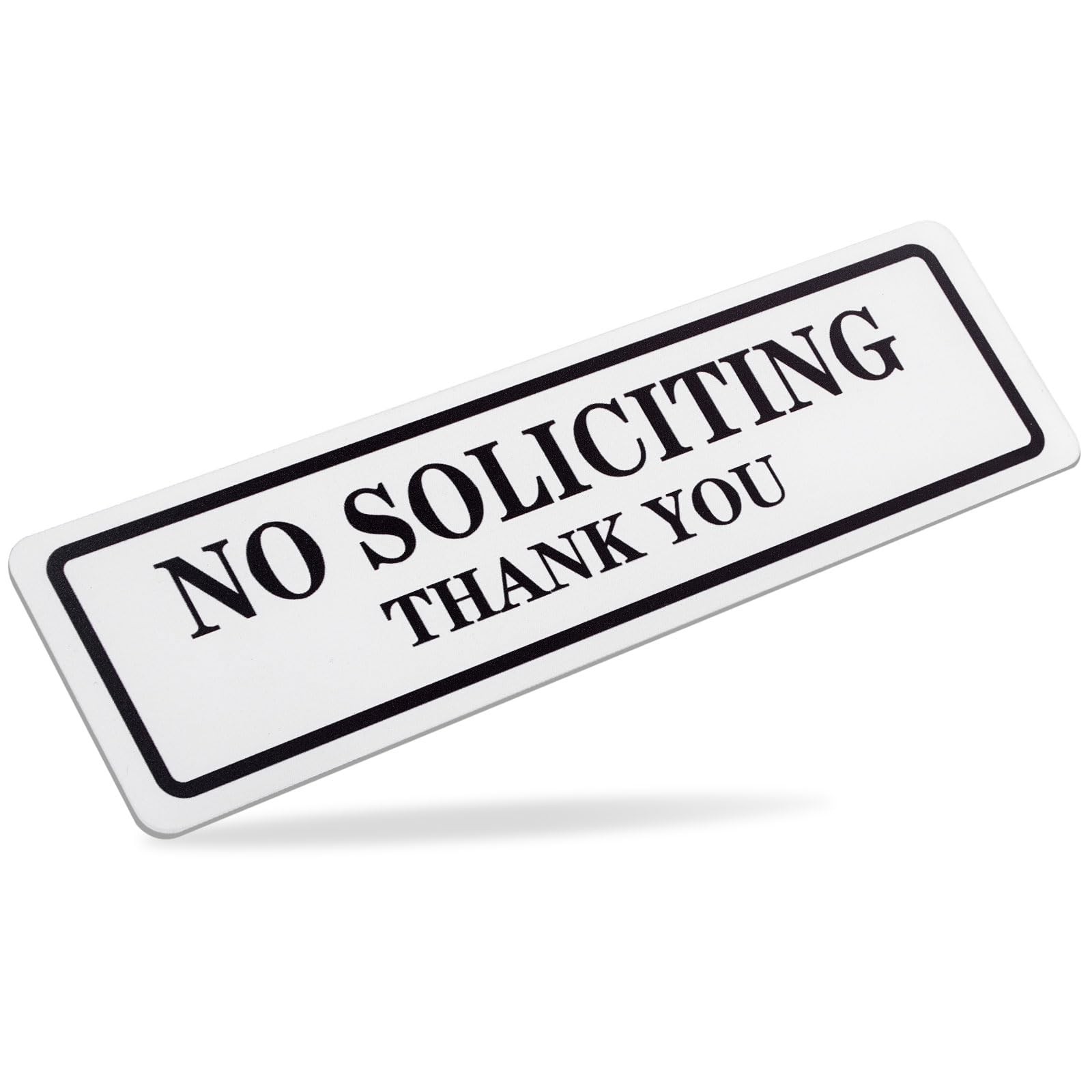 No Soliciting Sign for House That Keeps Solicitors Away, Super strong tape fo…