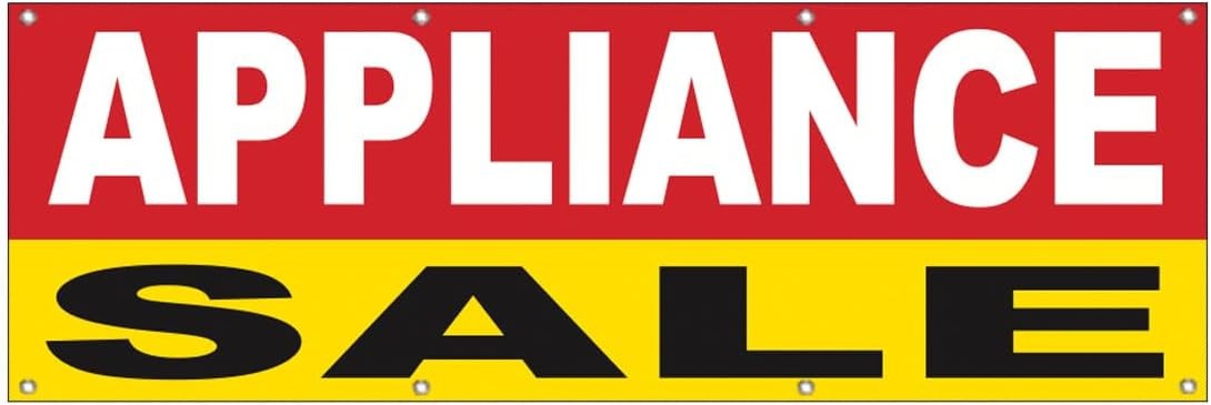 2×6 Feet APPLIANCE SALE Banner Sign Polyester Fabric With Grommets ryb