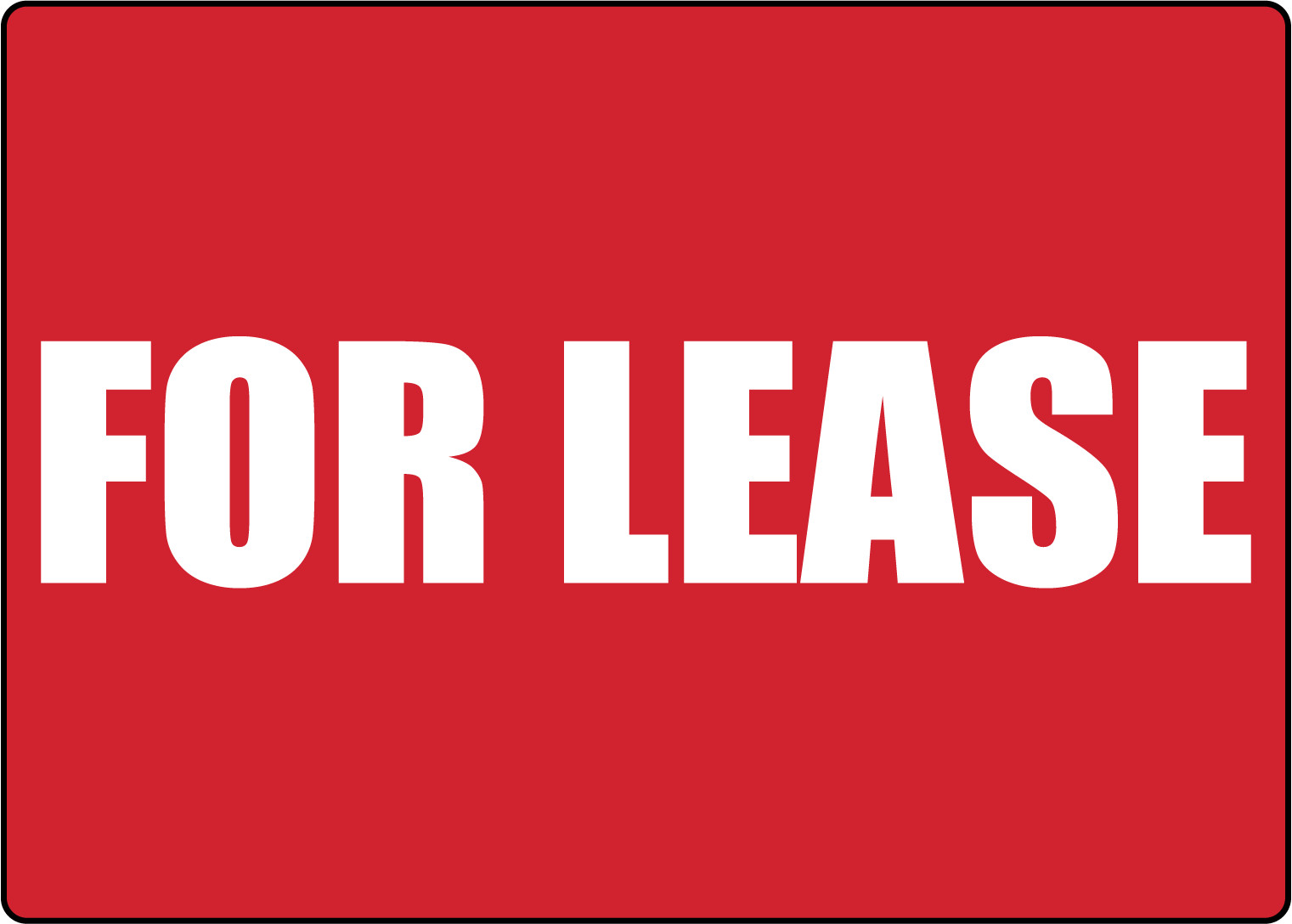 FOR LEASE, STOREFRONT WINDOW RETAIL ADVERTISING | Adhesive Vinyl Sign Decal