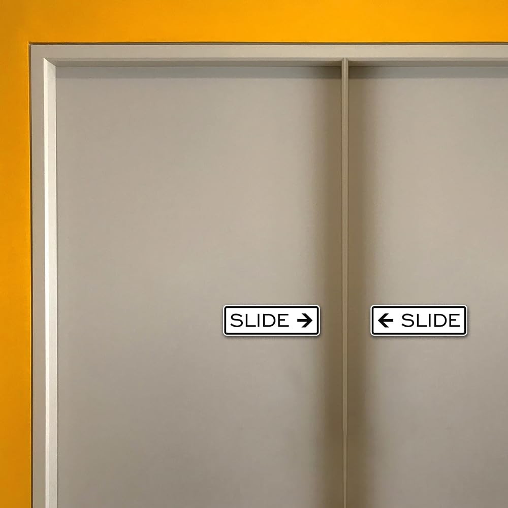1 PCS Classic Slide Door Sign Red Small Indicator Privacy Restroom Plaque