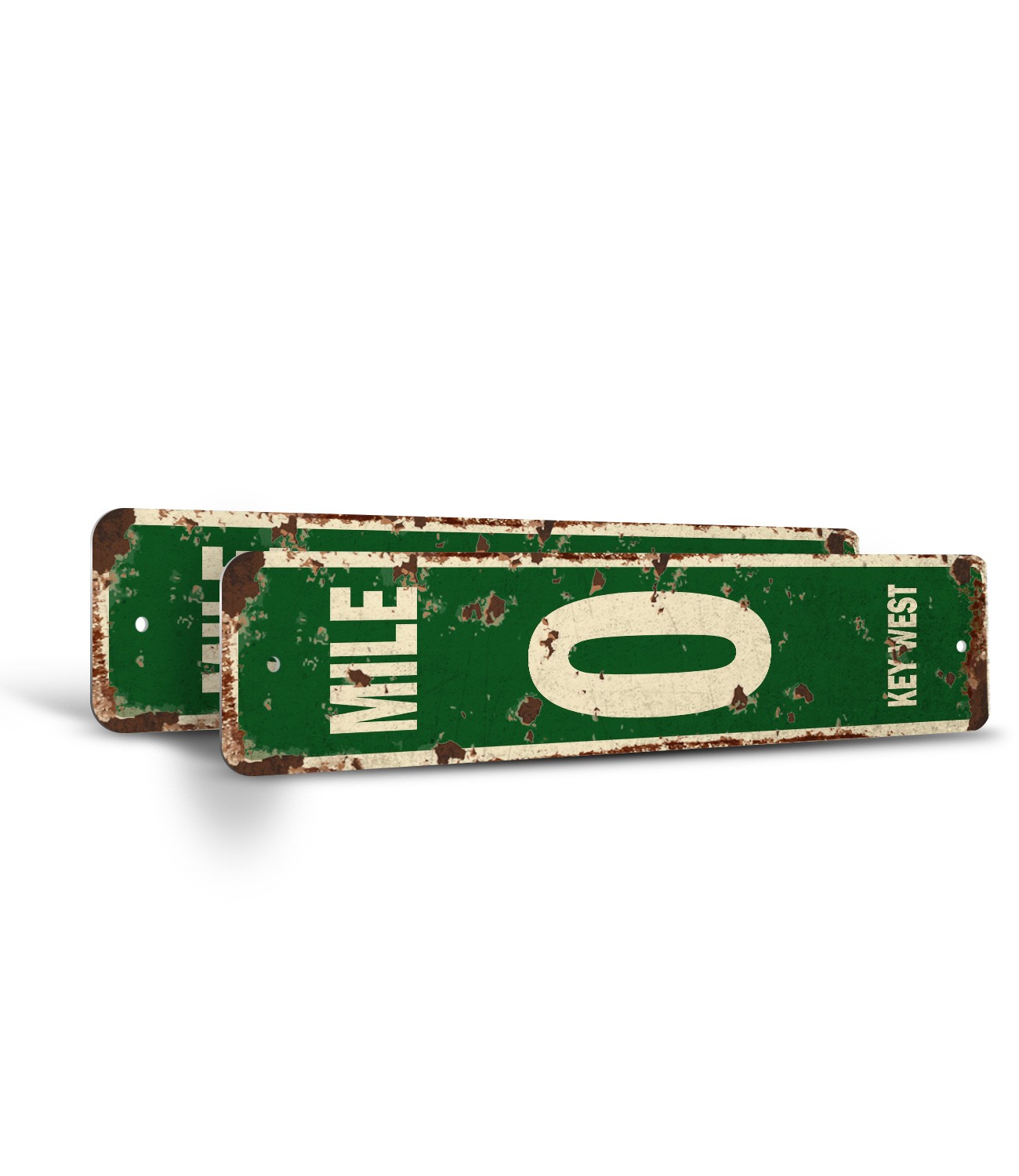 MILE 0 KEY WEST Vintage Style Street Sign marker zero southernmost keys Florida