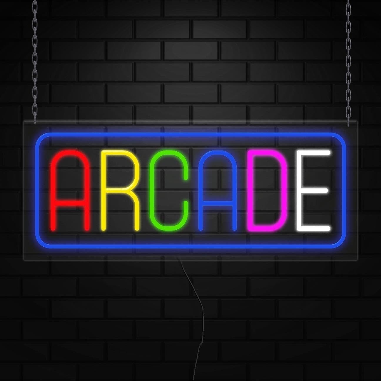 Arcade Neon Sign for Retail Displays | LED Flex Neon | 30″W x 12″H x 1″D