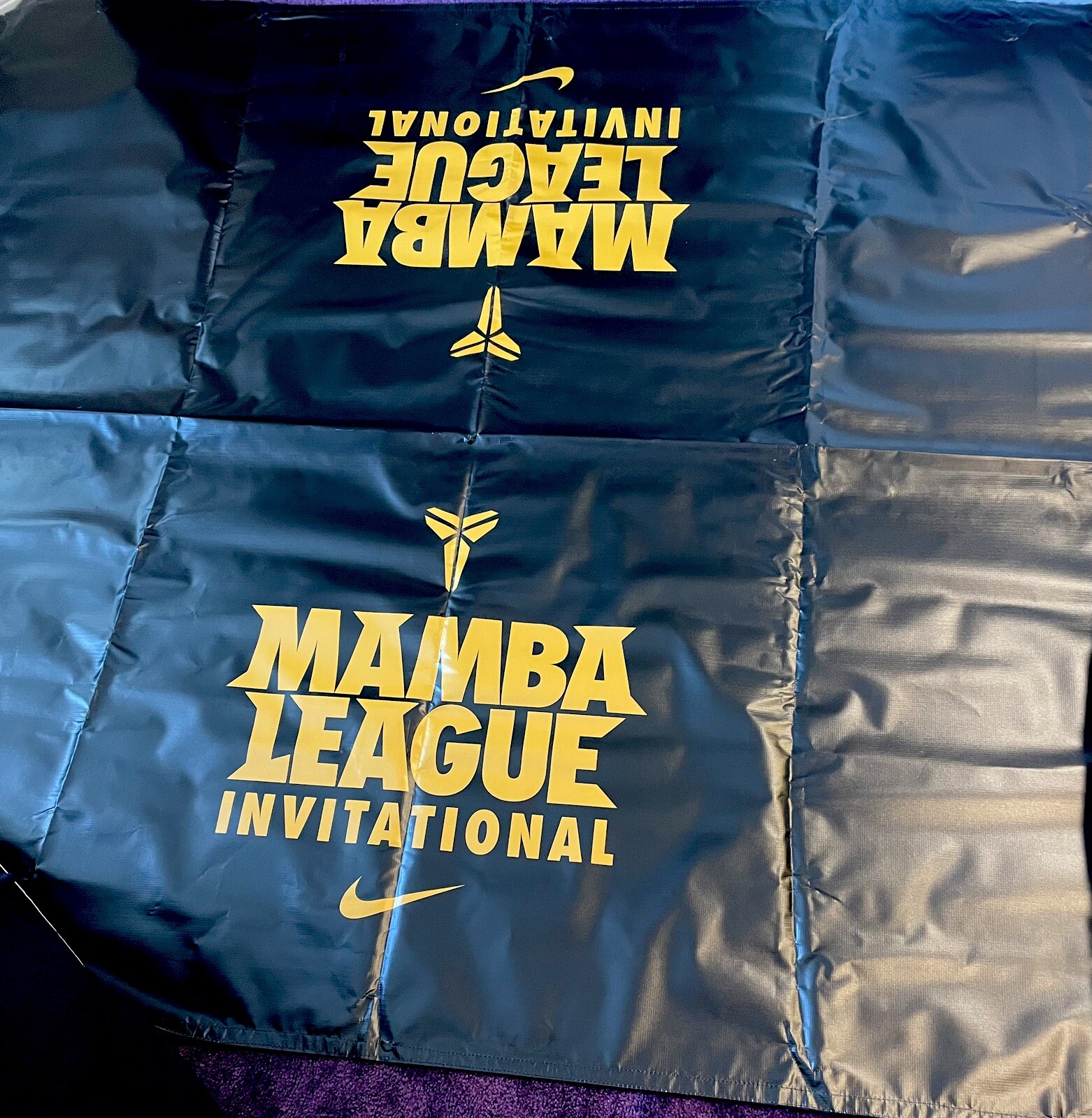 Kobe Bryant Mamba Invitational Game in LA large Nike Banner