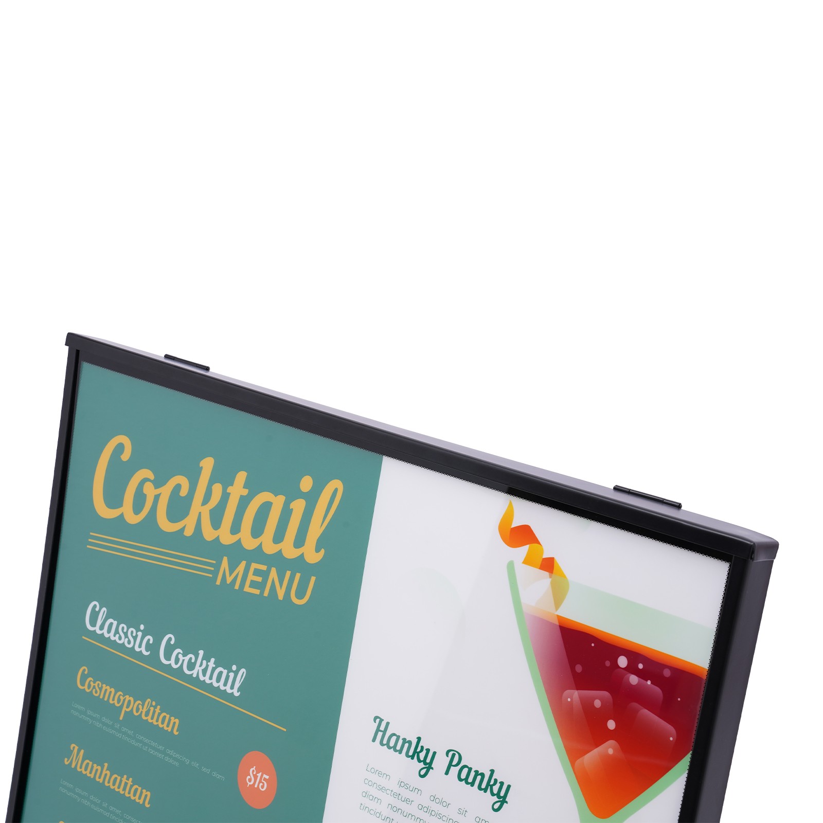 35.4×23.6in LED Backlit Light Box Dimming Art Picture Display Frame Floor Stand