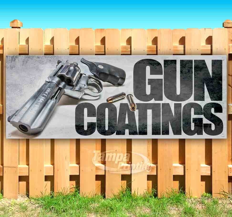 GUN COATINGS Advertising Vinyl Banner Flag Sign Many Sizes AMMO