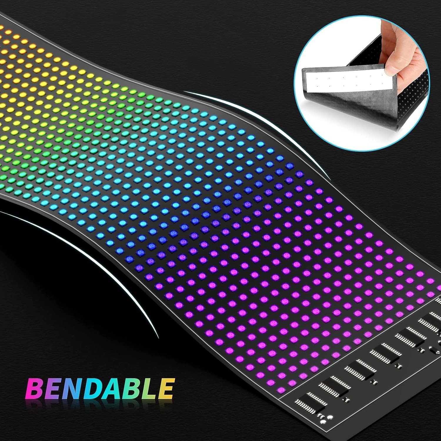 Customizable Bluetooth LED Advertising Sign – 15”x4” Waterproof Display