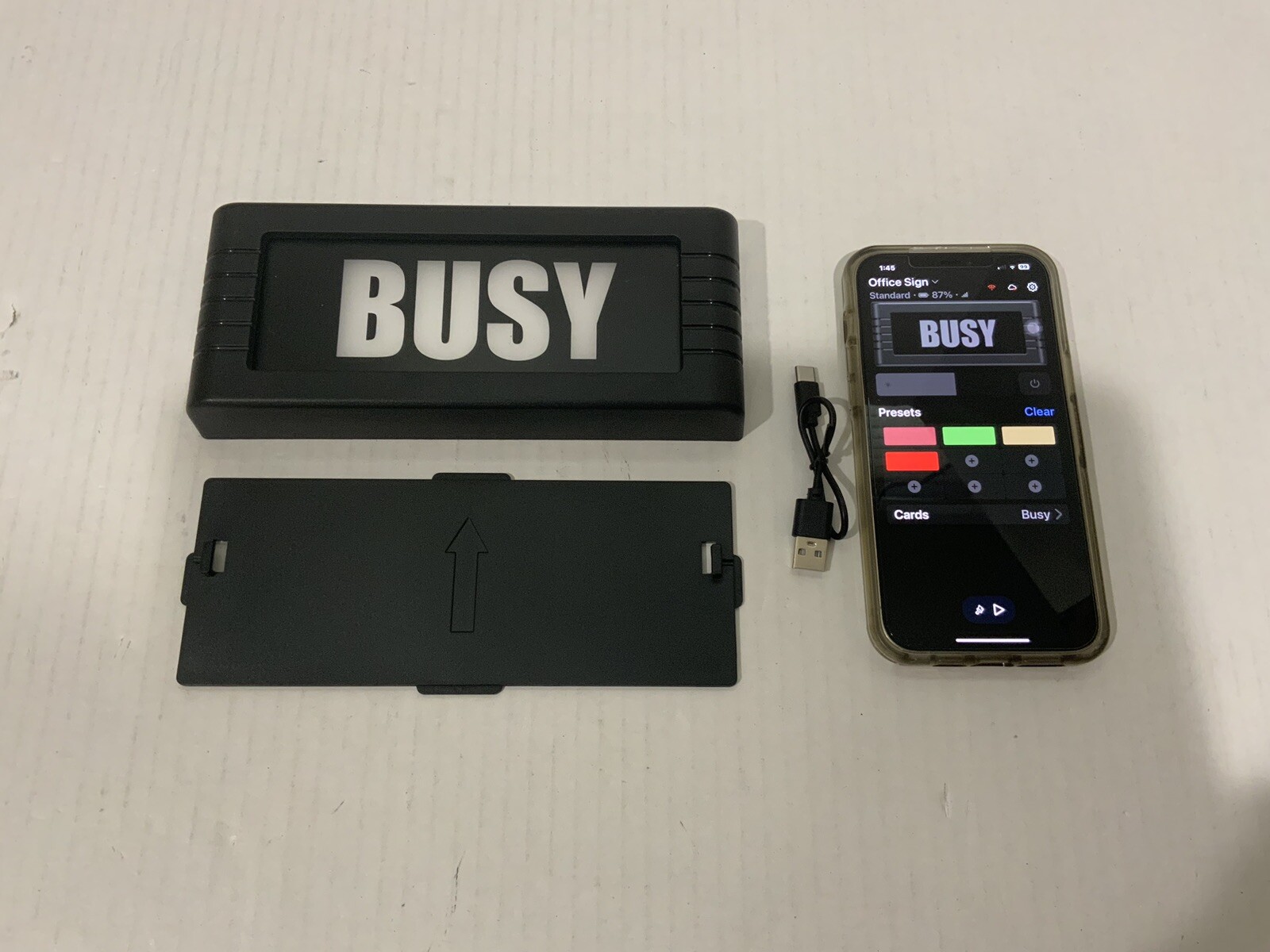 BusyBox Bluetooth Smart Sign – Standard Tested And Working Great
