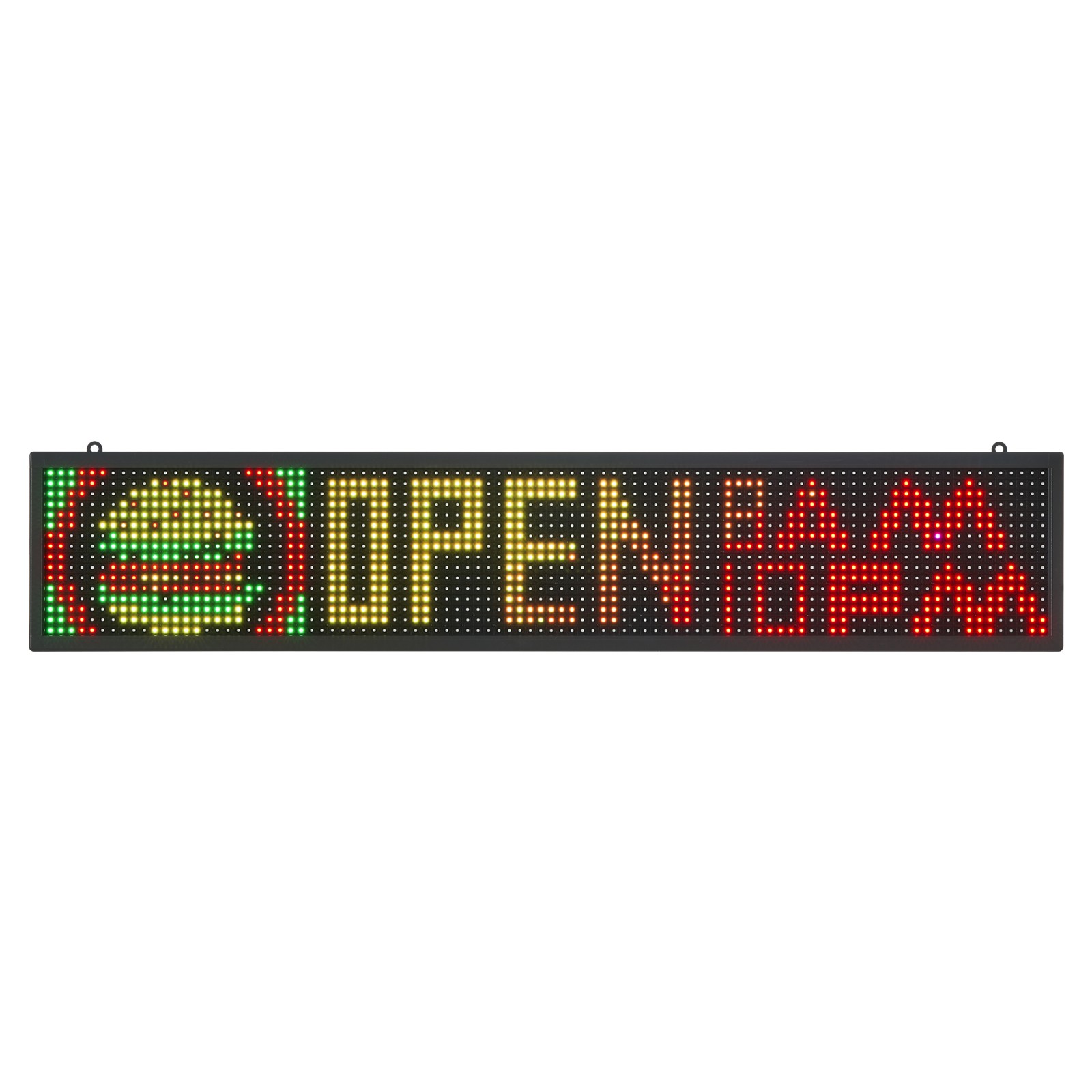 VEVOR LED Scrolling Sign 40″x15″ P10 Programmable 7Color Digital Sign w/ Sling