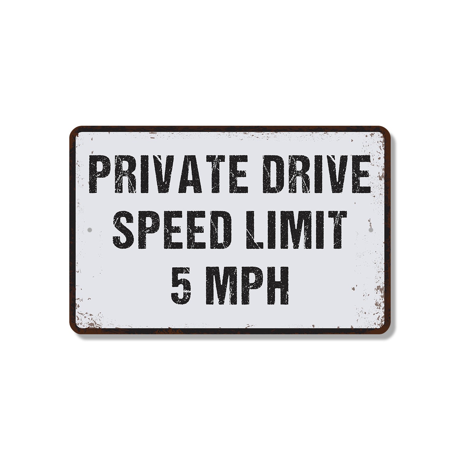 Private Drive Speed Limit Sign Slow Down Be Kind Durable Perfect for Driveways