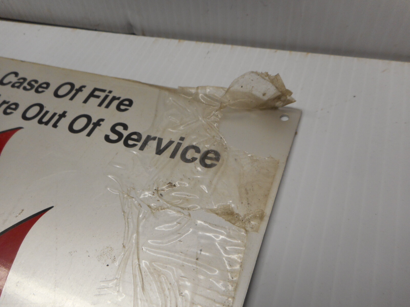 In Case Of Fire Elevators Are Out Of Service Use Exit Metal Sign 11″ x 11″