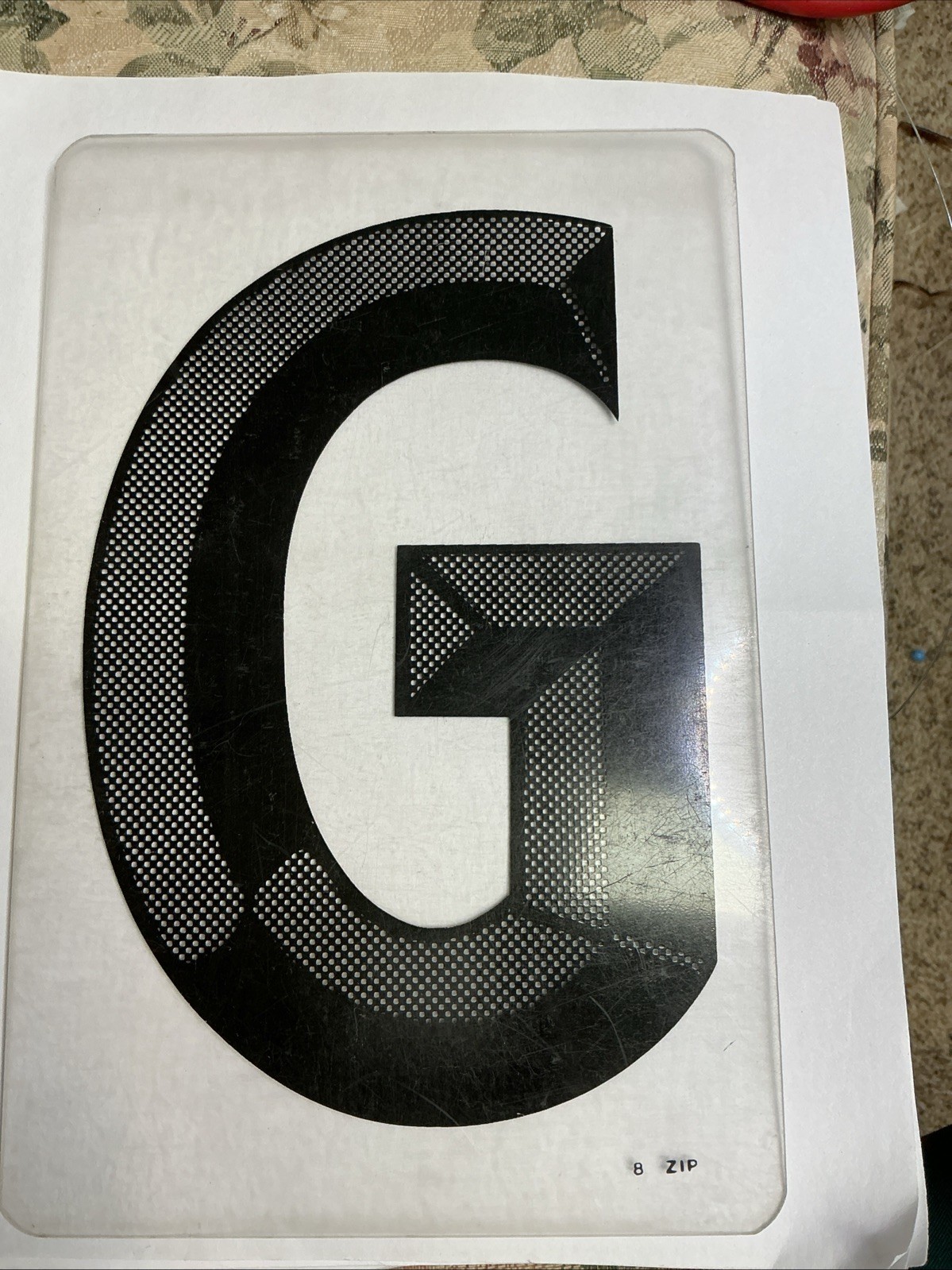 8” on 10” ZIP Letters Changeable Outdoor Signage Marquee Letter G