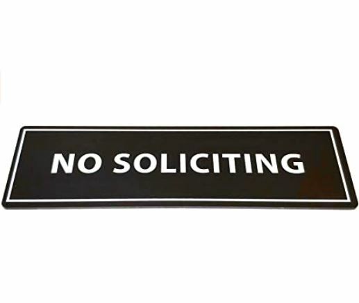 Assorted Acrylic Door Signs for Business and Office -Pack of 3