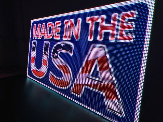 LED Sign Programmable Electronic Board FULL COLOR OUTDOOR LED Display 25″ X 50″