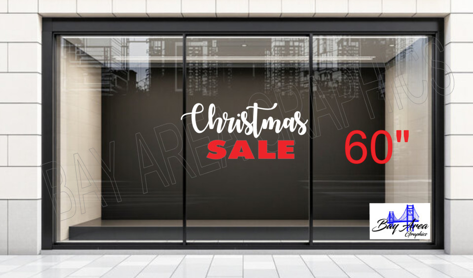 Christmas SALE Window Sign | Premium Oracal 651 Outdoor Decal🎅🎄❄️