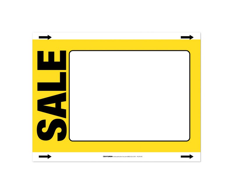 25-Pack CENTURION 7×11 Office Supplies Sign Other Material