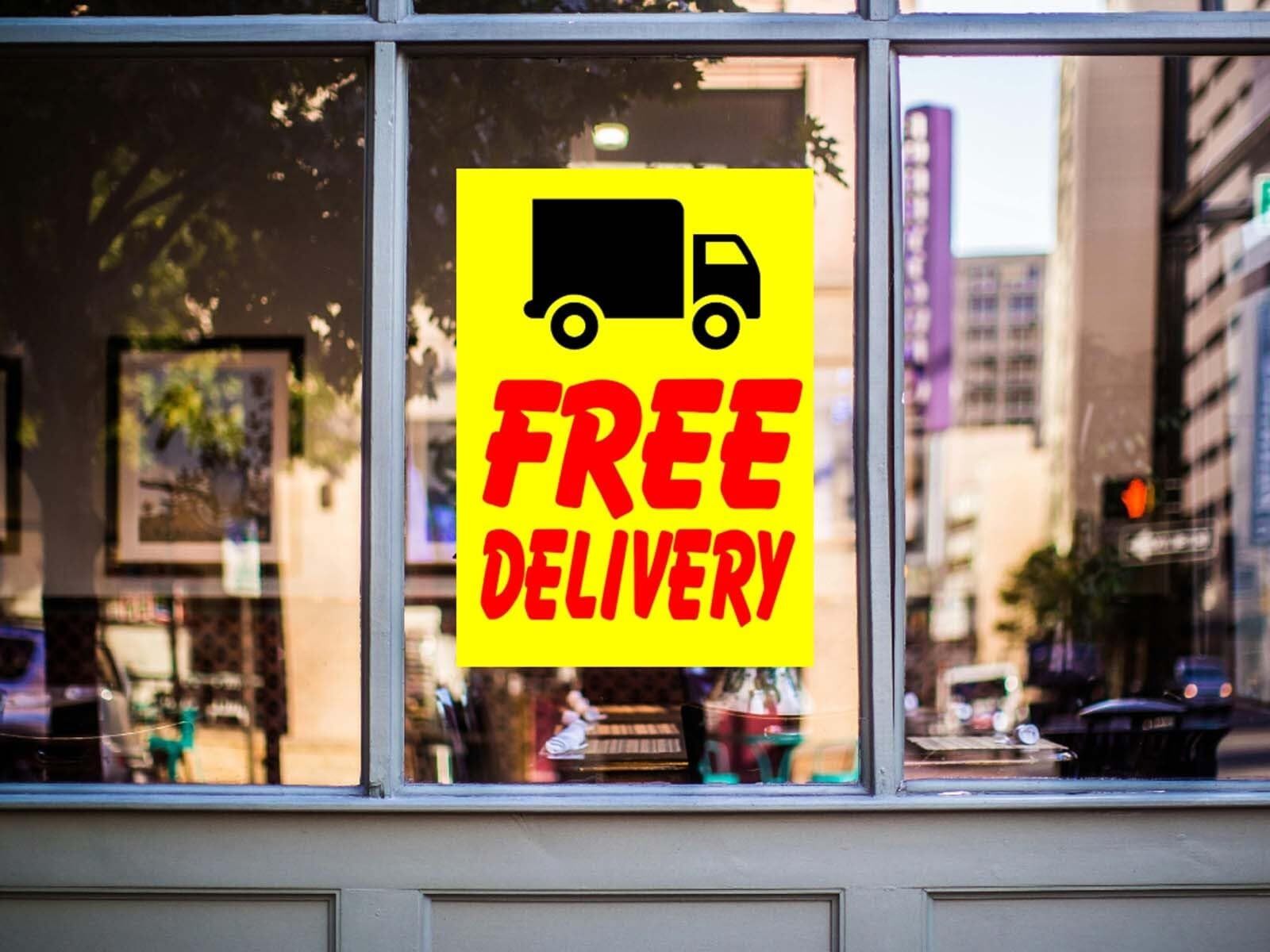 Promotional | Retail Window Display Sign | 18″W x 24″H
