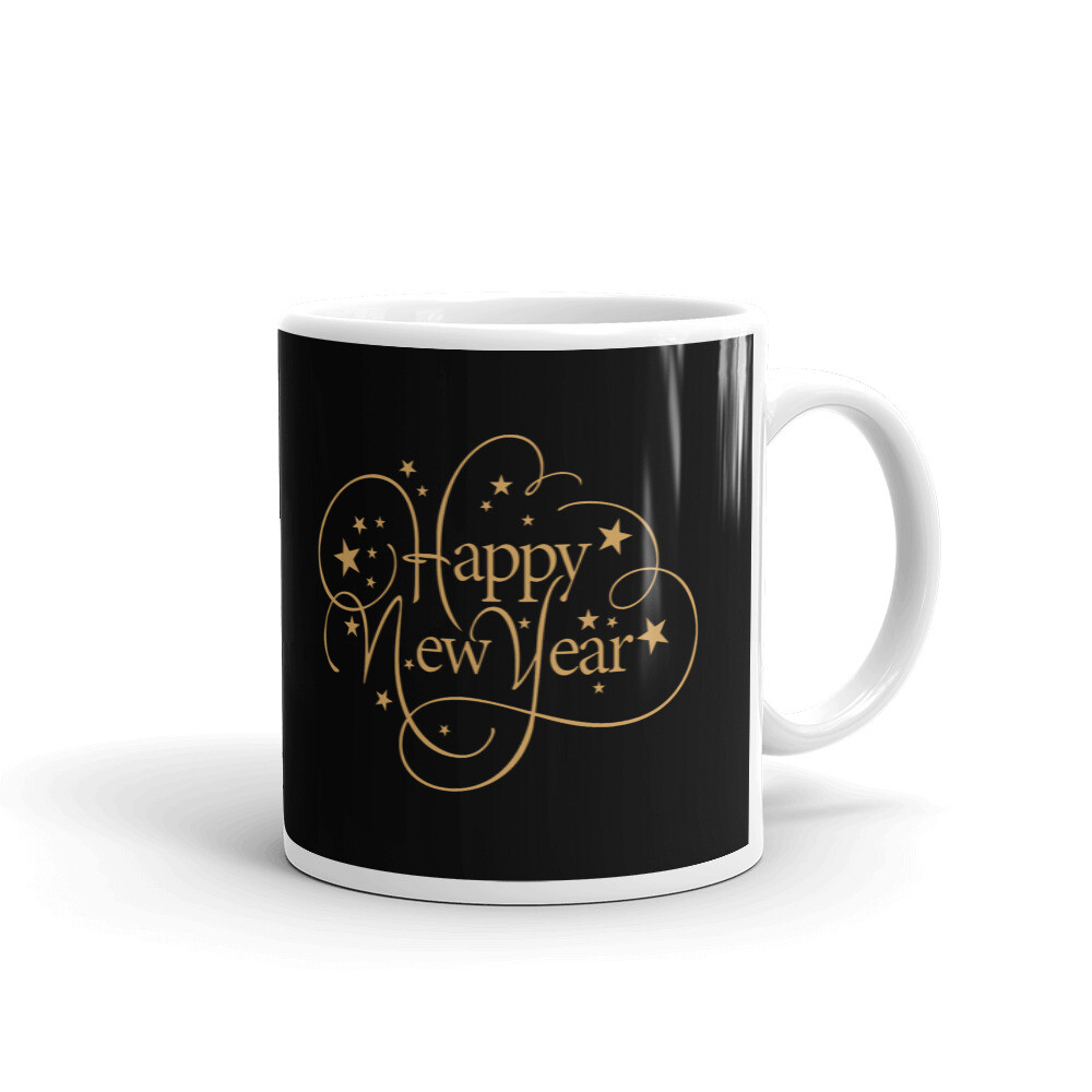 Happy New Year Elegant Design Best New Year Gift Ever Coffee Tea Ceramic Mug