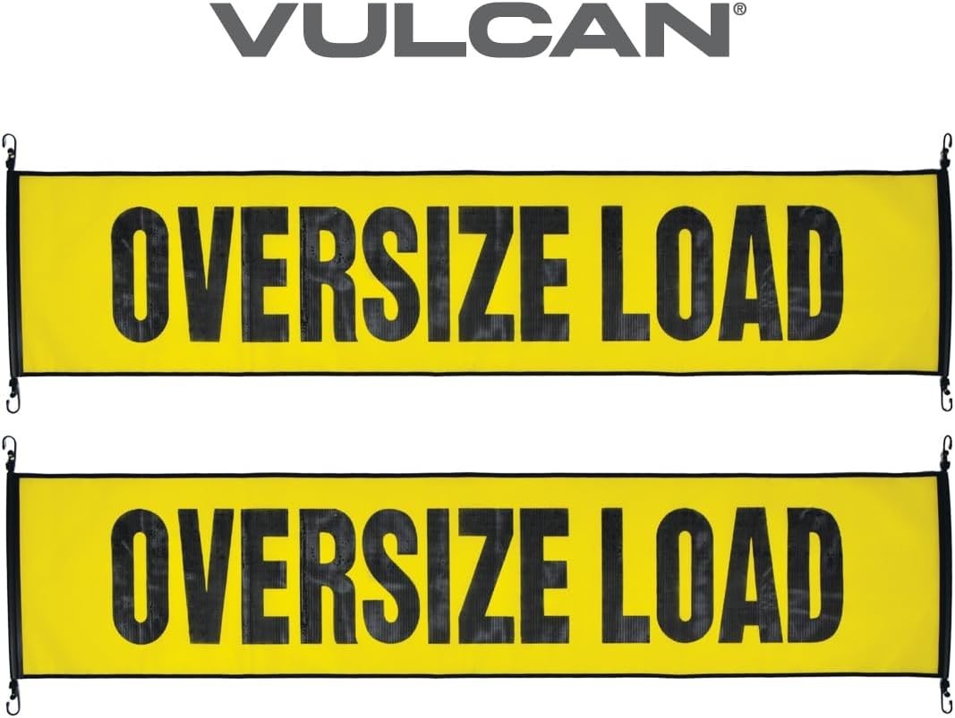 Wide Load Mesh Banner with Bungee Cords – 2 Pack