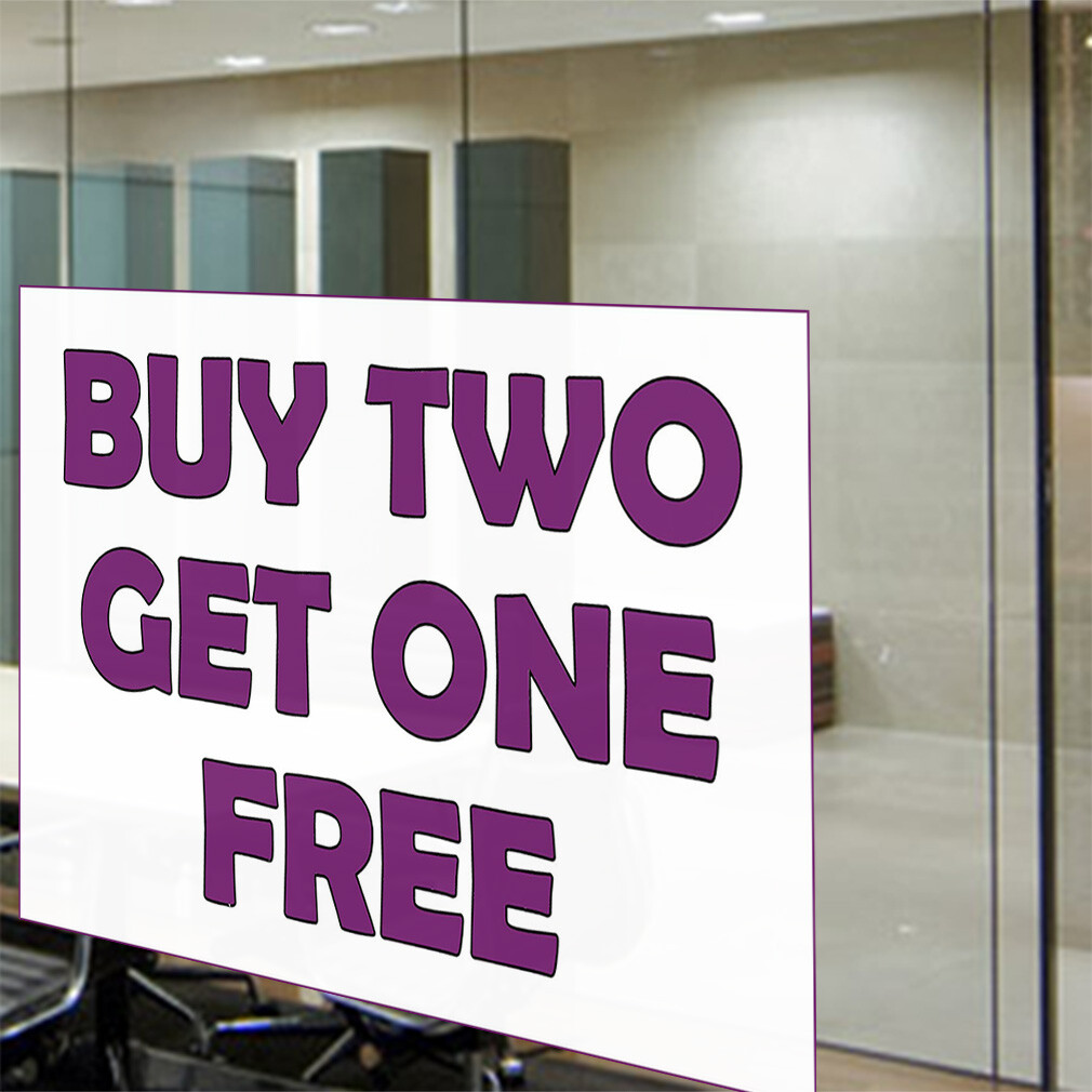 Decal Stickers Buy 2 Get 1 Free Vinyl Store Sign Label Business