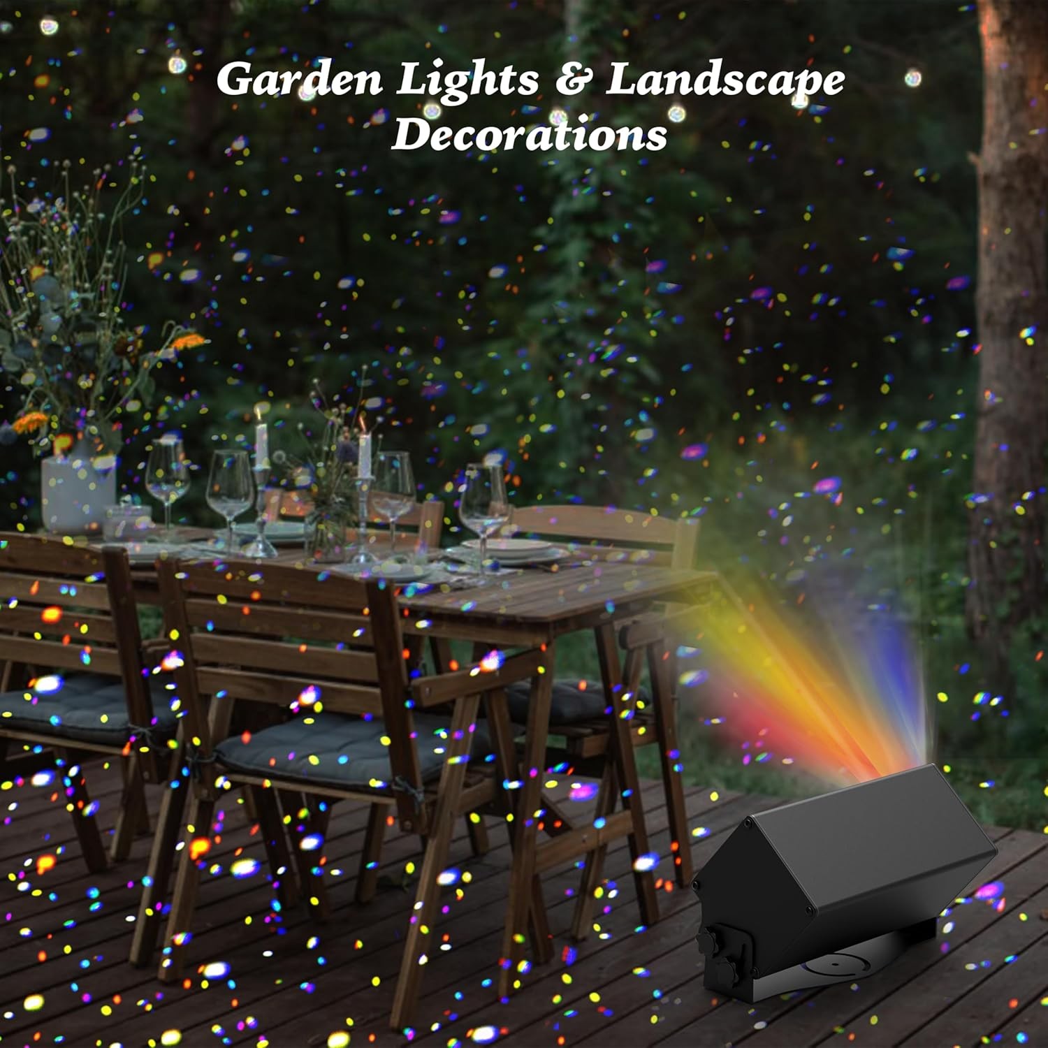 Colorful Waterproof Outdoor LED Gobo Firefly Laser Projector Light