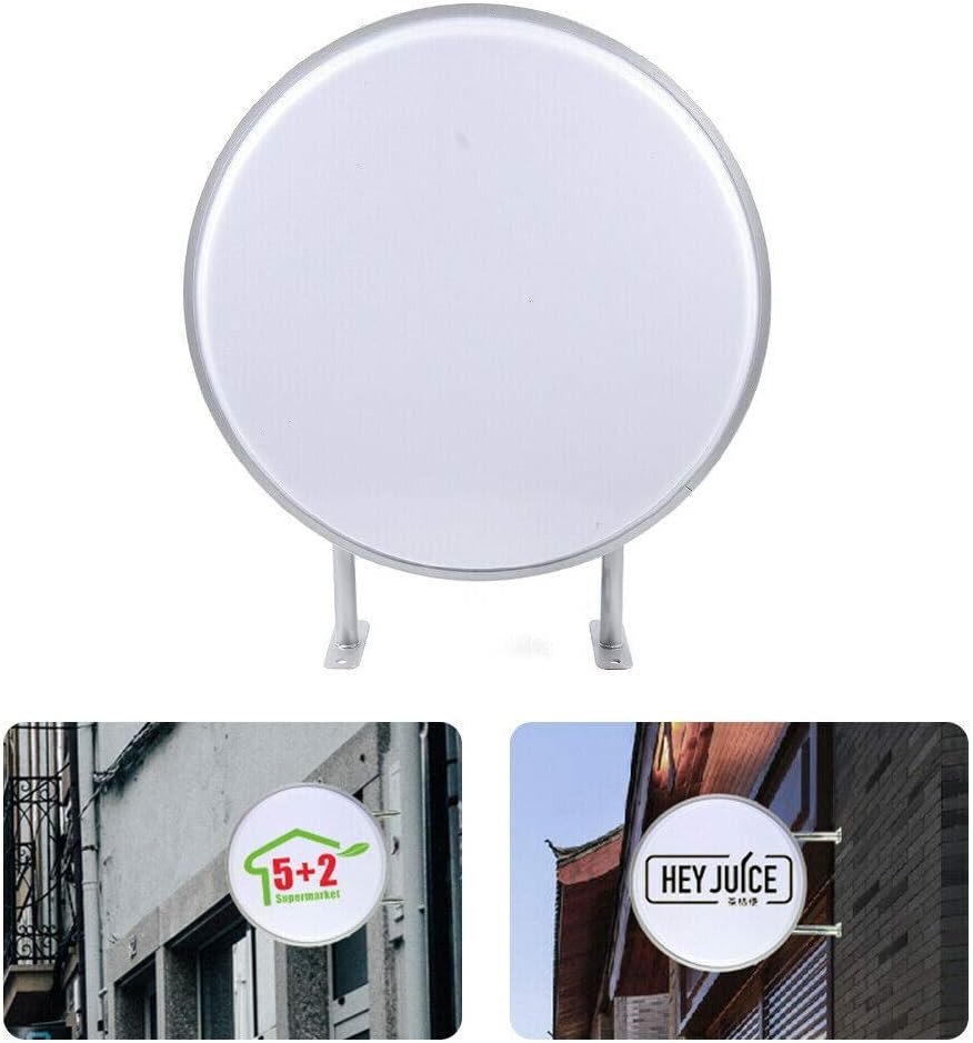 24” Led Double Sided Outdoor Advertising Projecting Light Box Sign, Waterproof