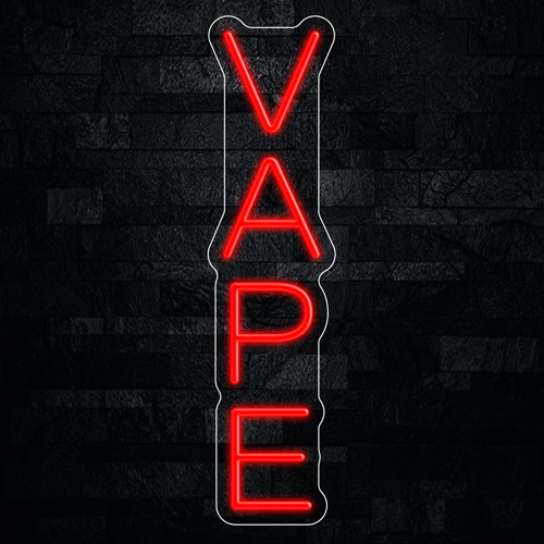 Vape LED Neon Sign 6″L x 24″H #32845