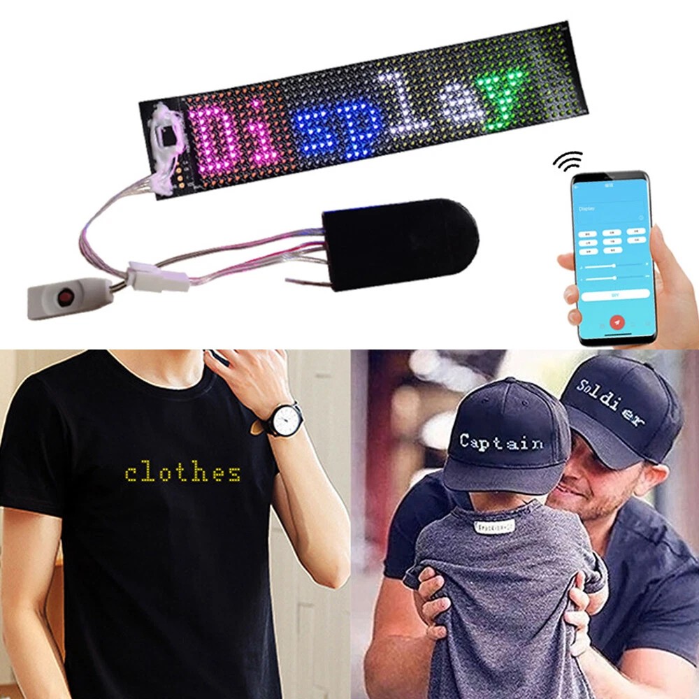 Bluetooth LED Display Programmable Message Sign Moving Scrolling Lighting Board