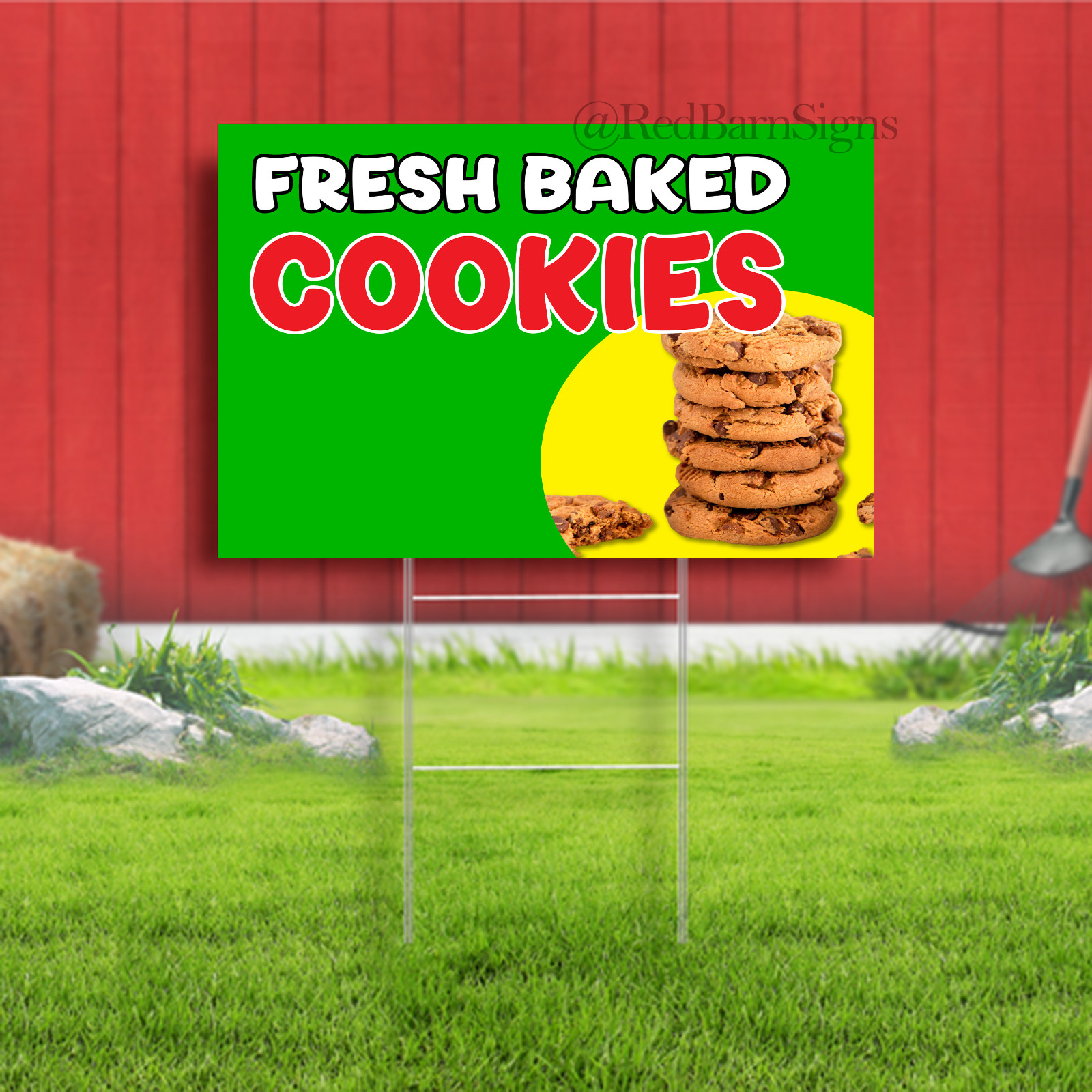 Fresh Baked Cookies Indoor Outdoor Yard Sign