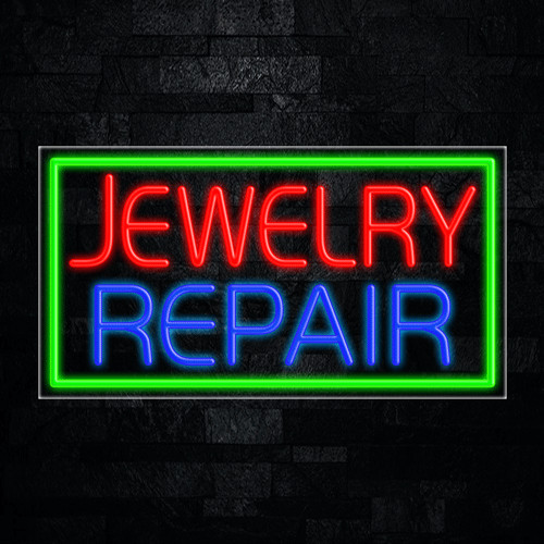 Jewelry Repair LED Neon Sign 33″L x 18″H #31085
