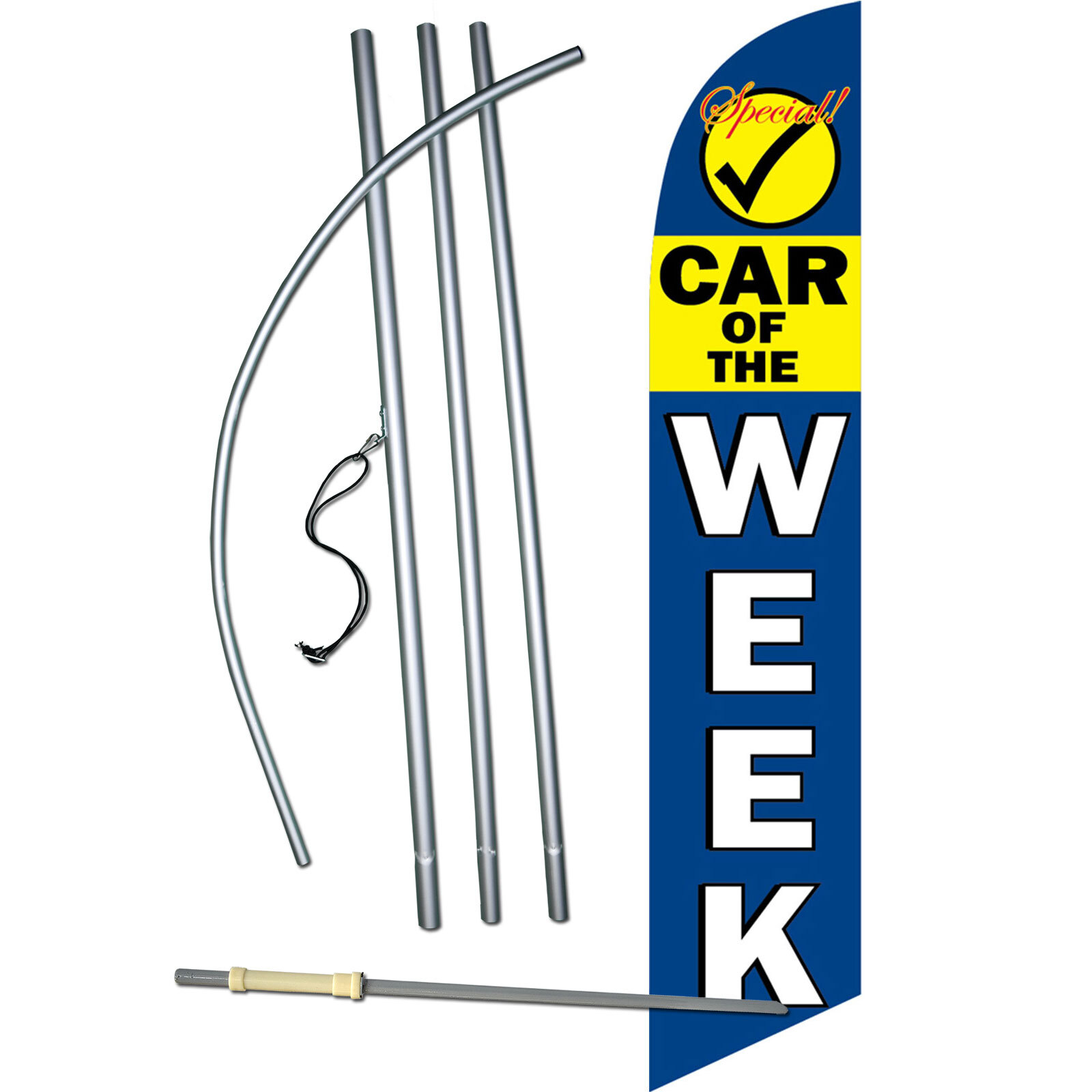 Car Of The Week Complete Swooper Flag Bundle