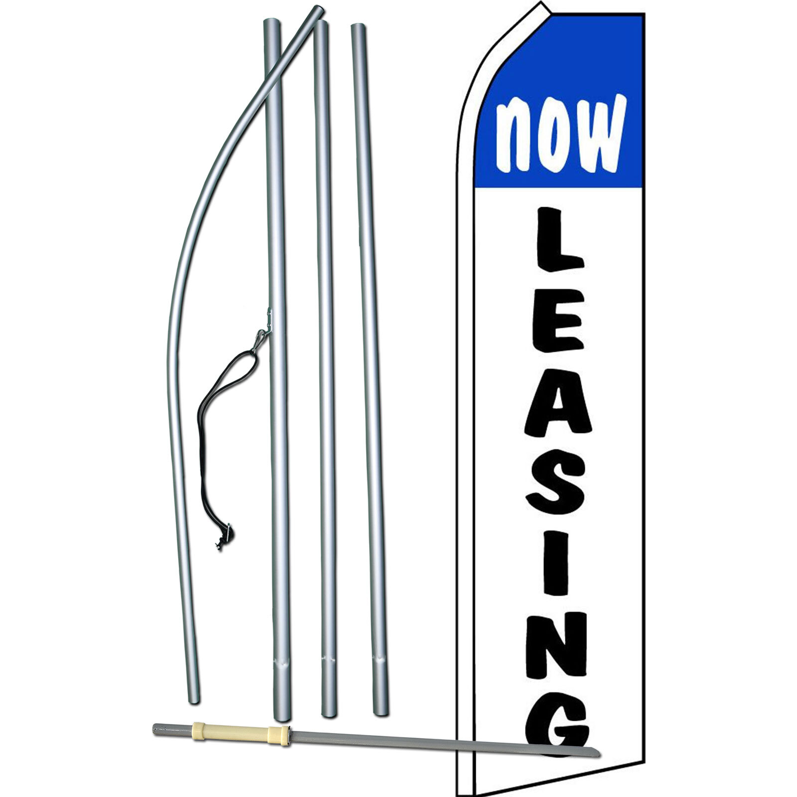 Now Leasing Complete Swooper Flag Bundle