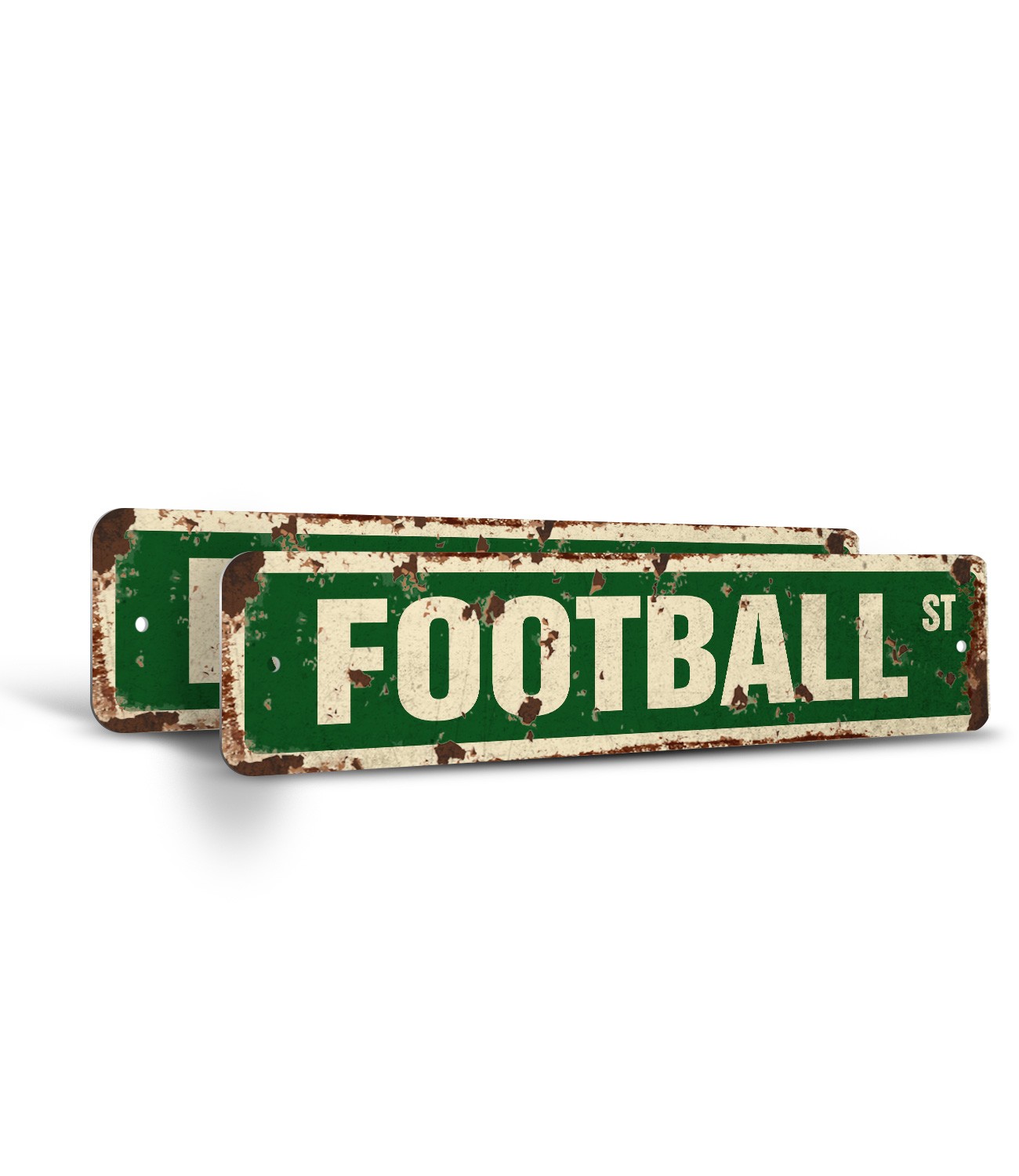 FOOTBALL Vintage Style Street Sign Metal Road Sign fan player coach team college