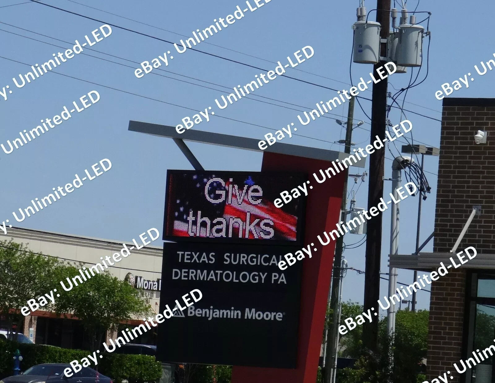 P6 mm Double-Sided 4FT x 8FT LED Digital Billboard | Full-Color Outdoor Display