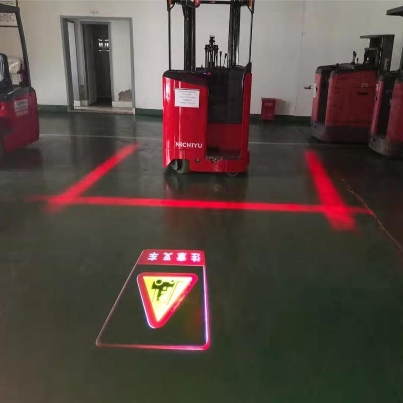 DC 10-80V 20W Customized LED Logo Gobo Projector Warning Sign for Forklift Truck
