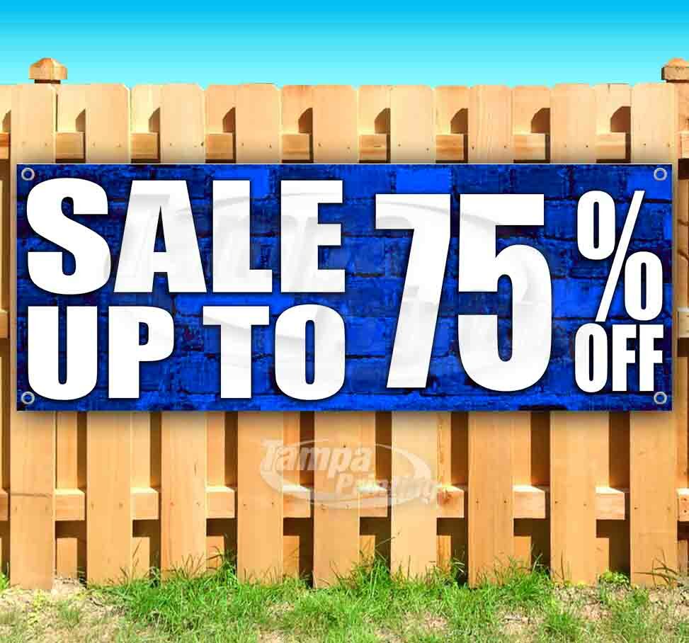 SALE UP TO 75% OFF Advertising Vinyl Banner Flag Sign Many Sizes USA DEALS