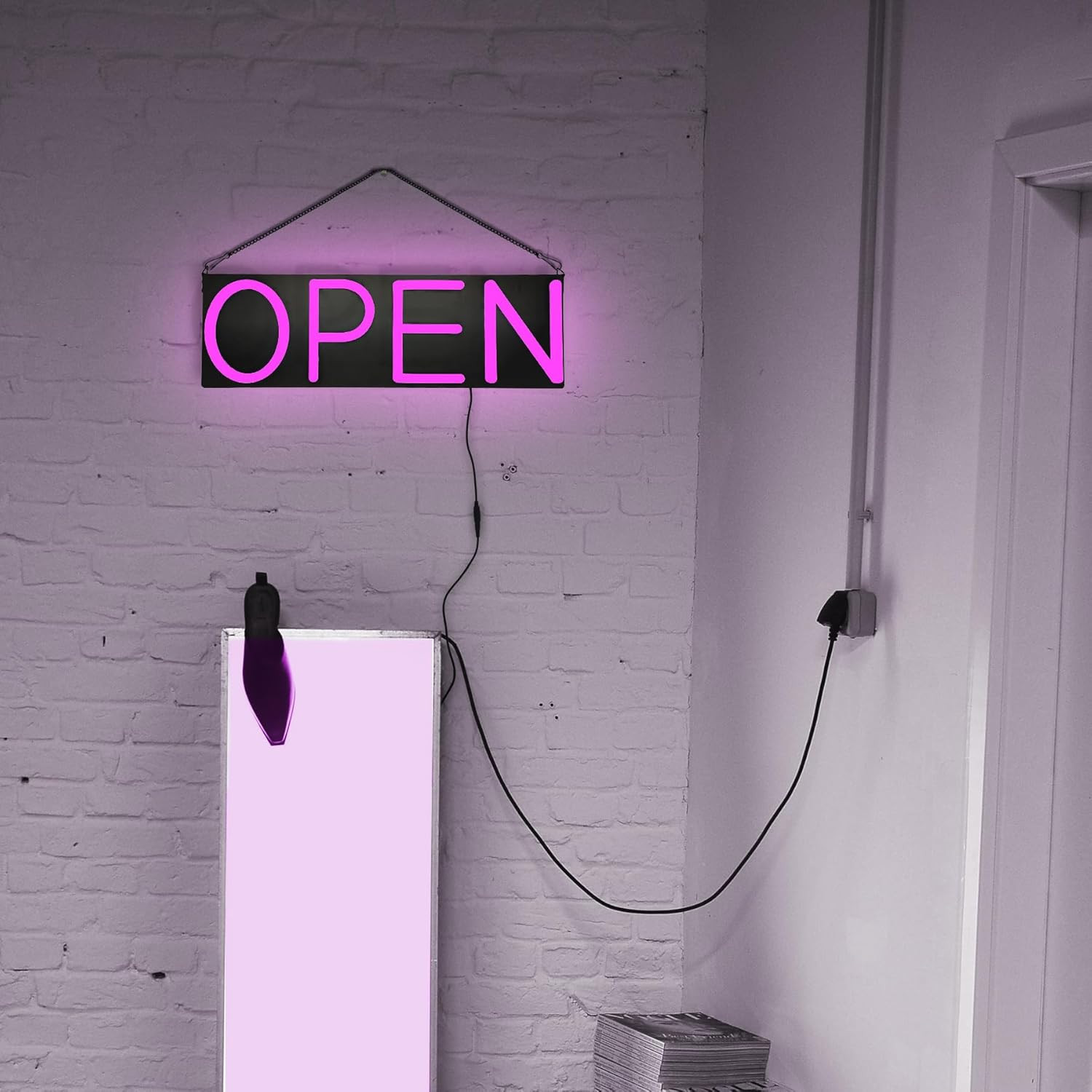 Open Signs for Business,Neon Open Sign Led,20X7 Inch with Remote Control