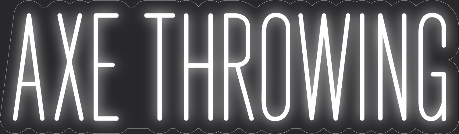 Axe throwing Neon LED Sign Business Wall Decor Lighted Store Sign 36 x 11 in.