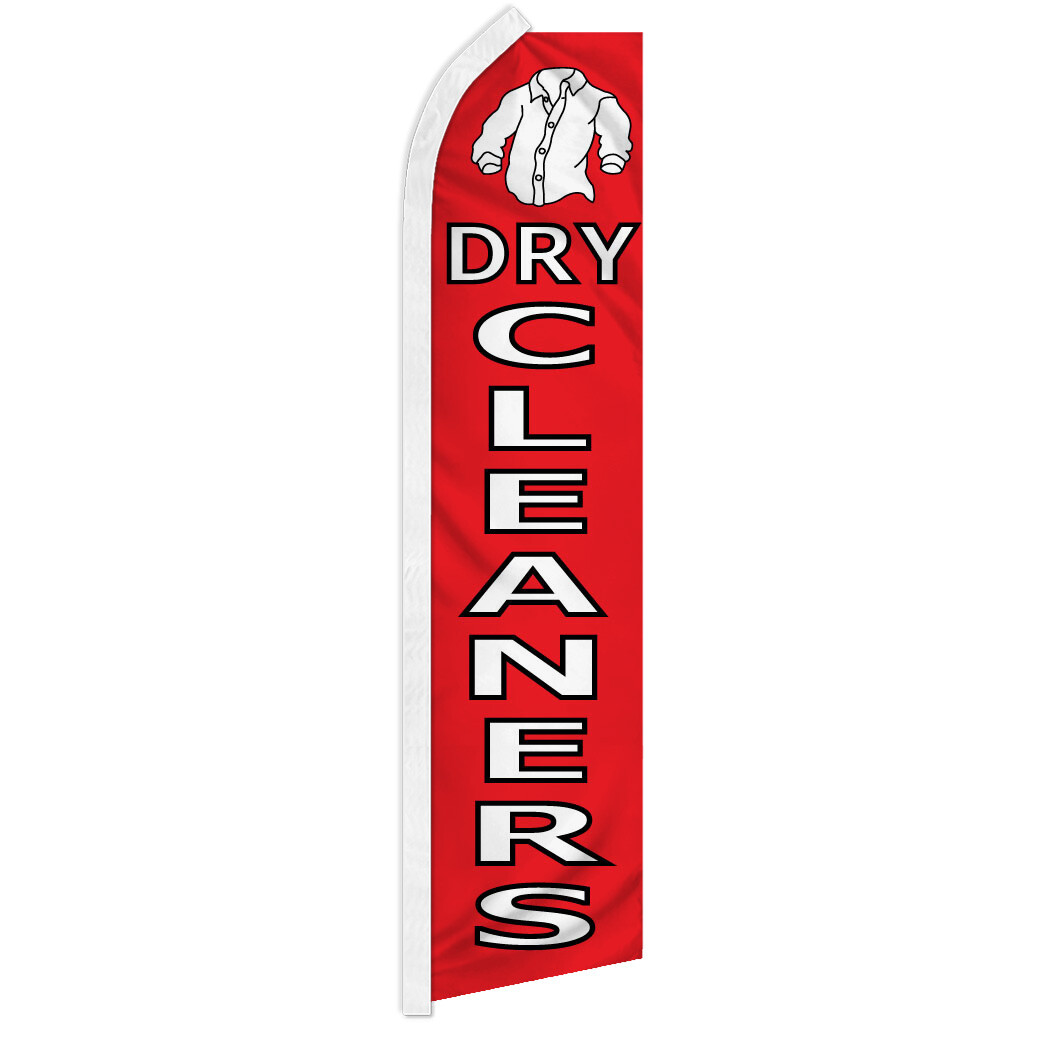 Laundromat Swooper Feather Flutter Flag Dry Cleaning Laundry