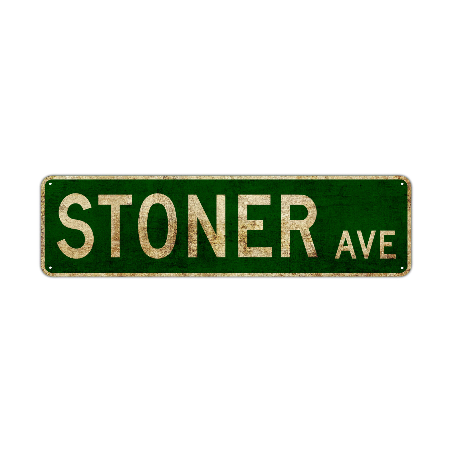 Stoner Avenue Street Sign| Art Shop Man Cave Bar Vintage Décor Aluminum Tin Sign