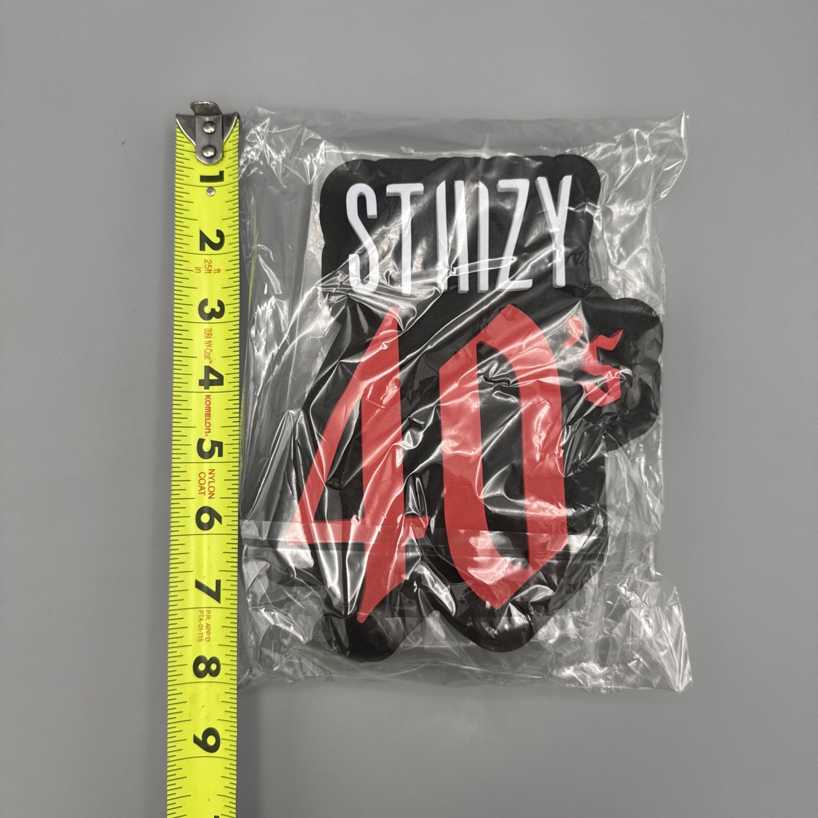 STlllZY 40s Red Black Foam Sign Board Official Merch LA