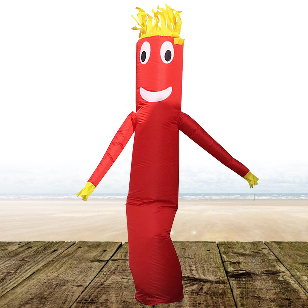 10FT Custom Inflatable Tube Wind Dancer Air Puppet Sky Dancing Wavy Man-Red