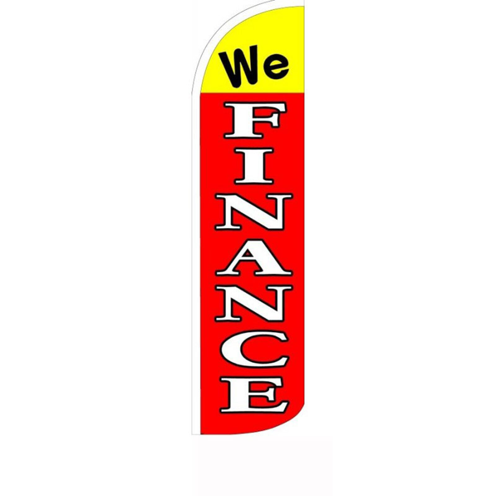 We Finance 3 ft X 11 1/2 ft Swooper Flag